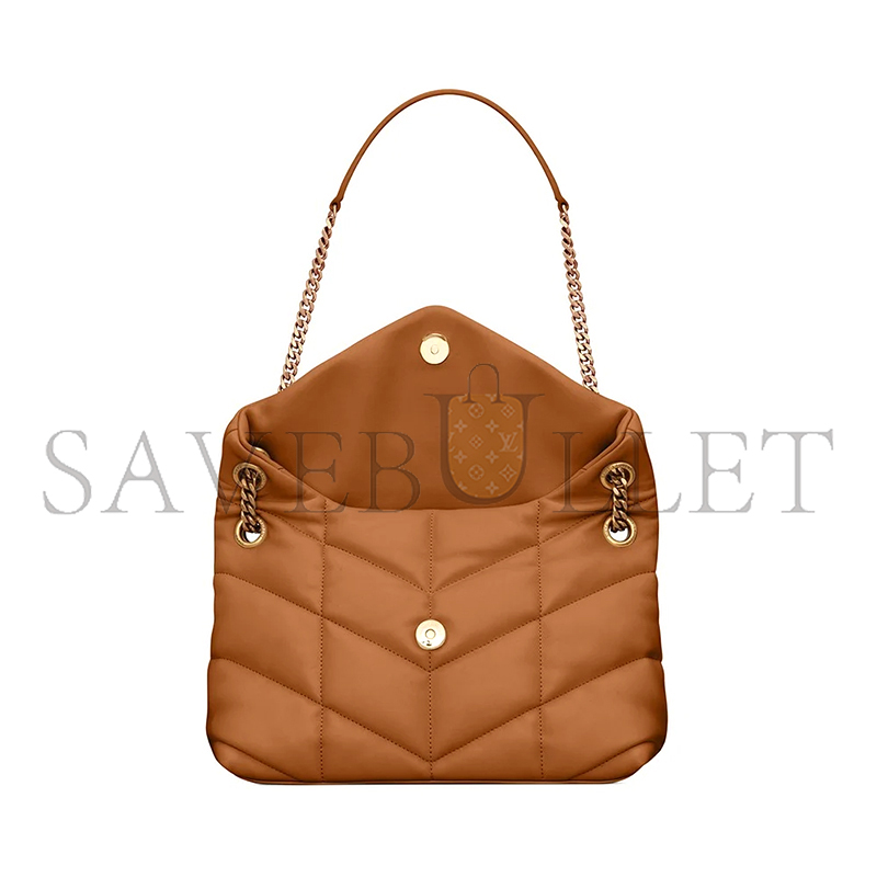 YSL PUFFER SMALL IN NAPPA LEATHER 5774761EL077724 (29*17*11cm)